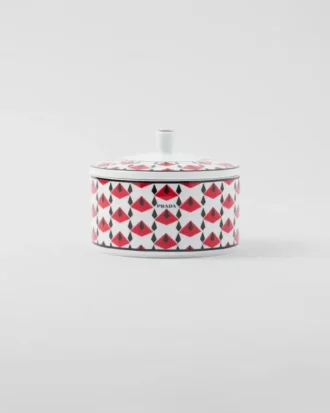 Porcelánová krabička – Vienna Red