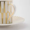 Porcelánový šálek na kávu – pruhy Porcelánový šálek na kávu – pruhy