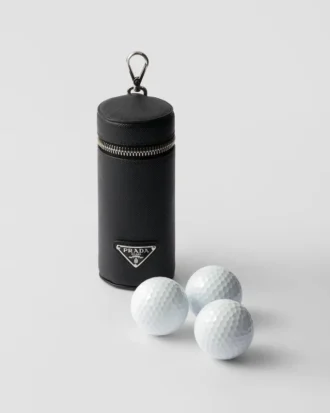 Pouzdro na golfové míčky z kůže Saffiano