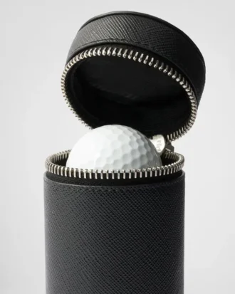 Pouzdro na golfové míčky z kůže Saffiano