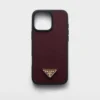 Pouzdro z kůže Saffiano pro iPhone 16 Pro Max Pouzdro z kůže Saffiano pro iPhone 16 Pro Max