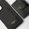 Pouzdro z kůže Saffiano pro iPhone 16 Pro Max Pouzdro z kůže Saffiano pro iPhone 16 Pro Max