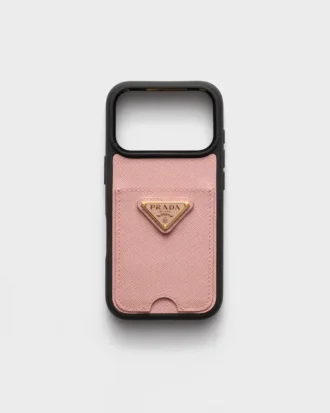 Pouzdro z kůže Saffiano pro iPhone 17 Pro