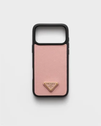 Pouzdro z kůže Saffiano pro iPhone 17 Pro