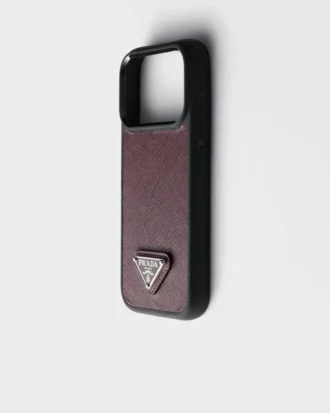 Pouzdro z kůže Saffiano pro iPhone 17 Pro Pouzdro z kůže Saffiano pro iPhone 17 Pro