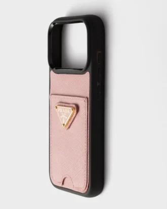 Pouzdro z kůže Saffiano pro iPhone 17 Pro