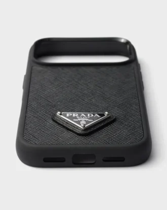 Pouzdro z kůže Saffiano pro iPhone 17 Pro Pouzdro z kůže Saffiano pro iPhone 17 Pro