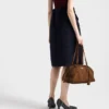 Prada Bowling Medium Suede Bag Prada Bowling Medium Suede Bag
