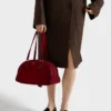 Prada Bowling Medium Suede Bag Prada Bowling Medium Suede Bag