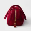 Prada Bowling Medium Suede Bag Prada Bowling Medium Suede Bag