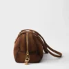 Prada Bowling Medium Suede Bag Prada Bowling Medium Suede Bag