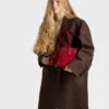 Prada Bowling Medium Suede Bag Prada Bowling Medium Suede Bag