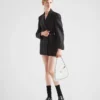 Prada Cleo taška přes rameno z broušené kůže Prada Cleo taška přes rameno z broušené kůže
