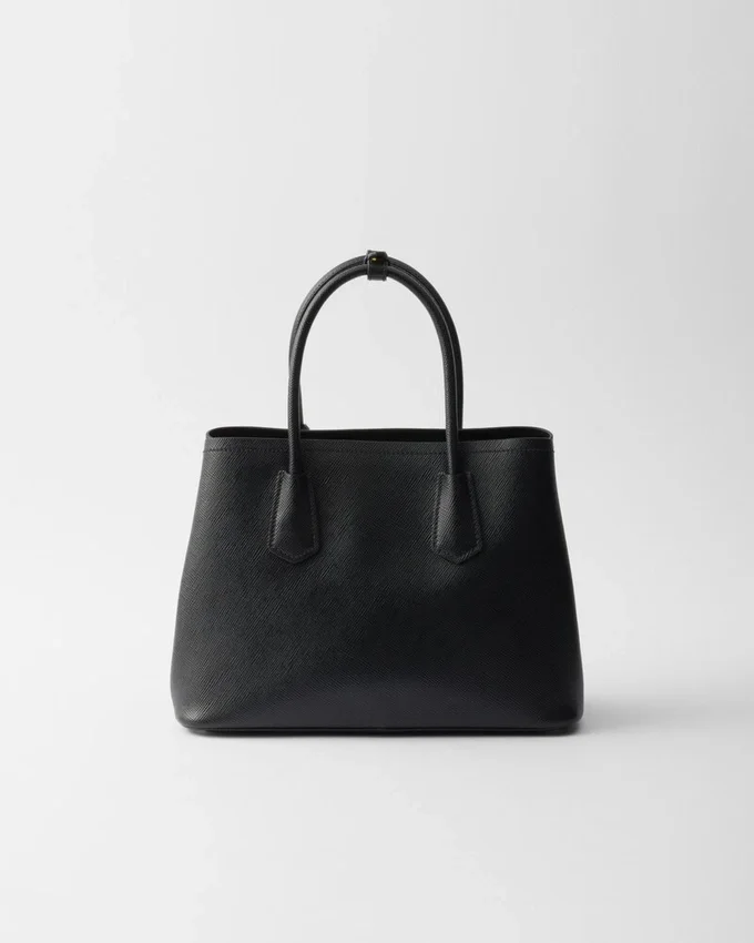 Prada Double středně velká kabelka z kůže Saffiano Prada Double středně velká kabelka z kůže Saffiano