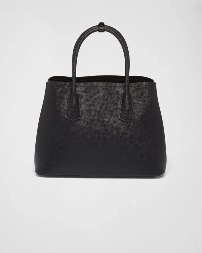 Prada Double středně velká kabelka z kůže Saffiano Prada Double středně velká kabelka z kůže Saffiano