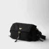 Prada Explore Velká taška přes rameno z materiálu Re-Nylon s klopou