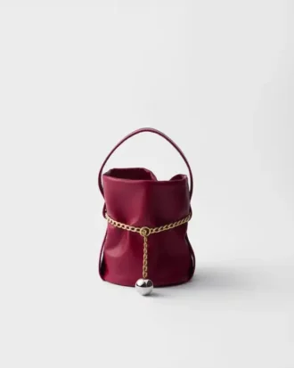 Prada Petit Sac Noir Mini kabelka z nappa kůže