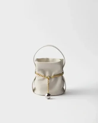 Prada Petit Sac Noir Mini kabelka z nappa kůže
