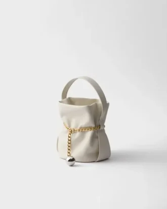 Prada Petit Sac Noir Mini kabelka z nappa kůže