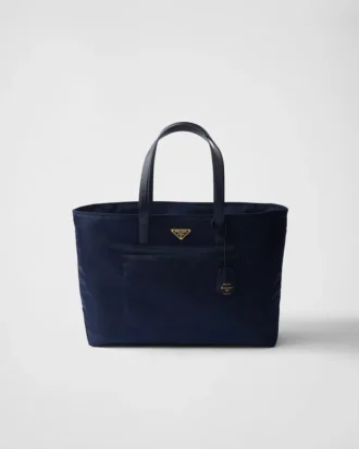 Prada Re-Edition 1978 Velká taška z Re-Nylonu a kůže Saffiano