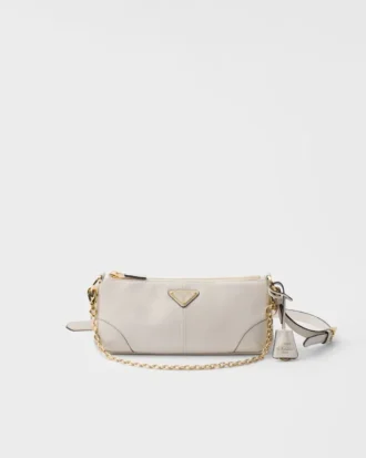 Prada Re-Edition 2002 Středně velká kožená taška přes rameno