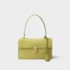 Prada Soft Středně velká kožená taška přes rameno Prada Soft Středně velká kožená taška přes rameno