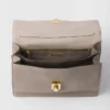 Prada Soft Středně velká kožená taška přes rameno Prada Soft Středně velká kožená taška přes rameno