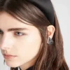 Prada Symbole Jednoduchá náušnice do levého ucha Prada Symbole Jednoduchá náušnice do levého ucha
