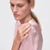 Prsten Couleur Vivante Solitaire – bílé zlato s morganitem a akvamarínem Prsten Couleur Vivante Solitaire – bílé zlato s morganitem a akvamarínem