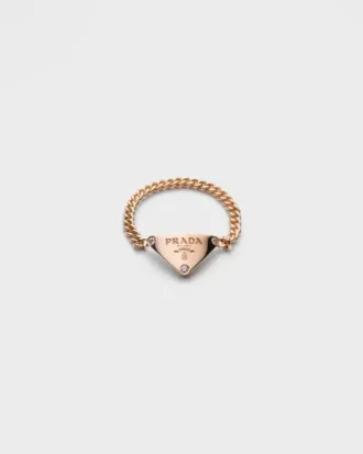 Prsten Eternal Gold Chain z růžového zlata s diamanty Prsten Eternal Gold Chain z růžového zlata s diamanty