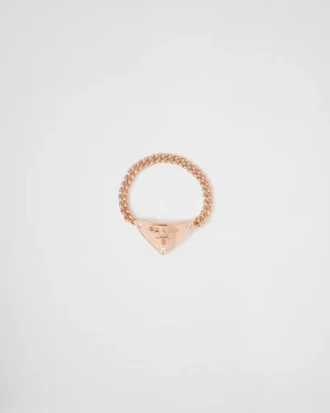 Prsten Eternal Gold Chain z růžového zlata s diamanty Prsten Eternal Gold Chain z růžového zlata s diamanty
