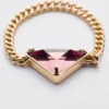 Prsten Eternal Gold Chain ze žlutého zlata s ametystem Prsten Eternal Gold Chain ze žlutého zlata s ametystem