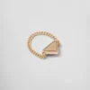 Prsten Eternal Gold Chain ze žlutého zlata s ametystem Prsten Eternal Gold Chain ze žlutého zlata s ametystem