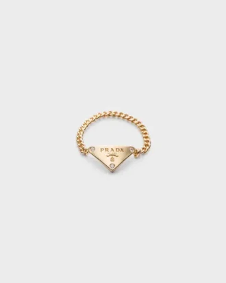 Prsten Eternal Gold Chain ze žlutého zlata s diamanty Prsten Eternal Gold Chain ze žlutého zlata s diamanty