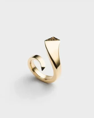 Prsten Eternal Gold Snake ze žlutého zlata