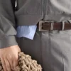 Pásek ze starožitně upravené kůže Pásek ze starožitně upravené kůže