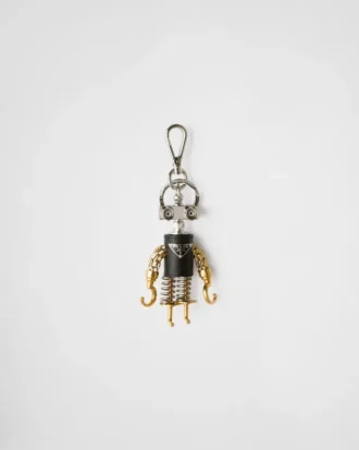 Přívěsek na klíče z robotické kůže Saffiano
