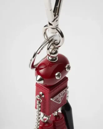 Přívěsek na klíče z robotické kůže Saffiano