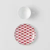 Sada dvou porcelánových čajových šálků – Vienna Red Sada dvou porcelánových čajových šálků – Vienna Red