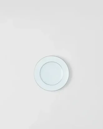Sada dvou porcelánových dezertních talířů – Celadon