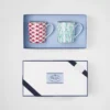 Sada dvou porcelánových hrníčků – Vienna Red a Vienna Green Sada dvou porcelánových hrníčků – Vienna Red a Vienna Green