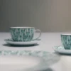 Sada dvou porcelánových šálků na cappuccino – Vienna Green Sada dvou porcelánových šálků na cappuccino – Vienna Green