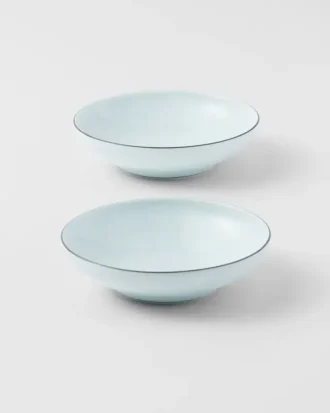 Sada dvou porcelánových misek – Celadon
