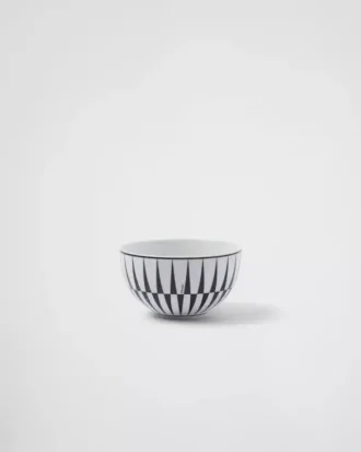 Sada dvou porcelánových misek na rýži nebo cereálie – pruhy