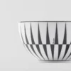 Sada dvou porcelánových misek na rýži nebo cereálie – pruhy Sada dvou porcelánových misek na rýži nebo cereálie – pruhy