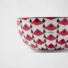Sada dvou porcelánových misek na rýži nebo cereálie – Vienna Red Sada dvou porcelánových misek na rýži nebo cereálie – Vienna Red