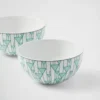 Sada dvou porcelánových polévkových misek – Vienna Green Sada dvou porcelánových polévkových misek – Vienna Green