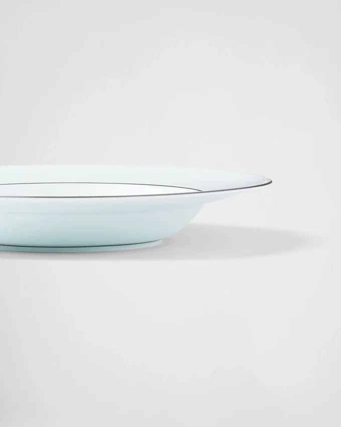 Sada dvou porcelánových polévkových talířů – Celadon Sada dvou porcelánových polévkových talířů – Celadon