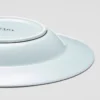 Sada dvou porcelánových polévkových talířů – Celadon Sada dvou porcelánových polévkových talířů – Celadon