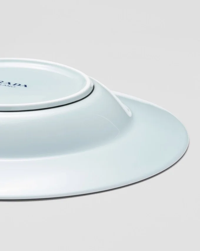 Sada dvou porcelánových polévkových talířů – Celadon Sada dvou porcelánových polévkových talířů – Celadon